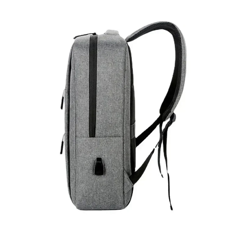 Casual Men’s Rucksack | Oxford Fabric Waterproof School & Travel Backpack with USB