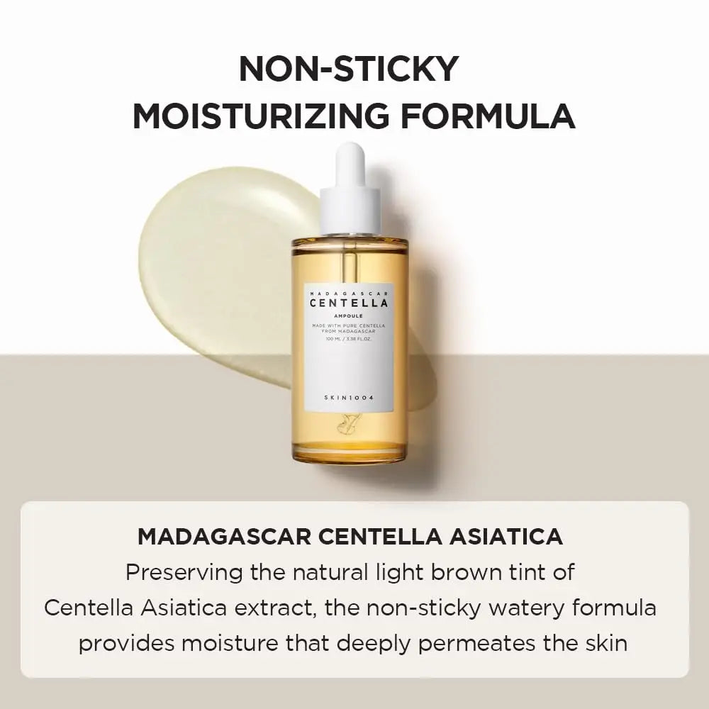Madagascar Centella Facial Essence – SKIN1004 Ampoule for Acne, Hydration, and Skin Renewal