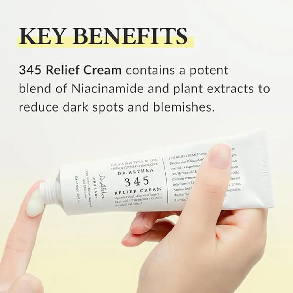 Dr. Althea 345 Relief Cream – Repair, Calm, and Hydrate Oily & Acne-Prone Skin