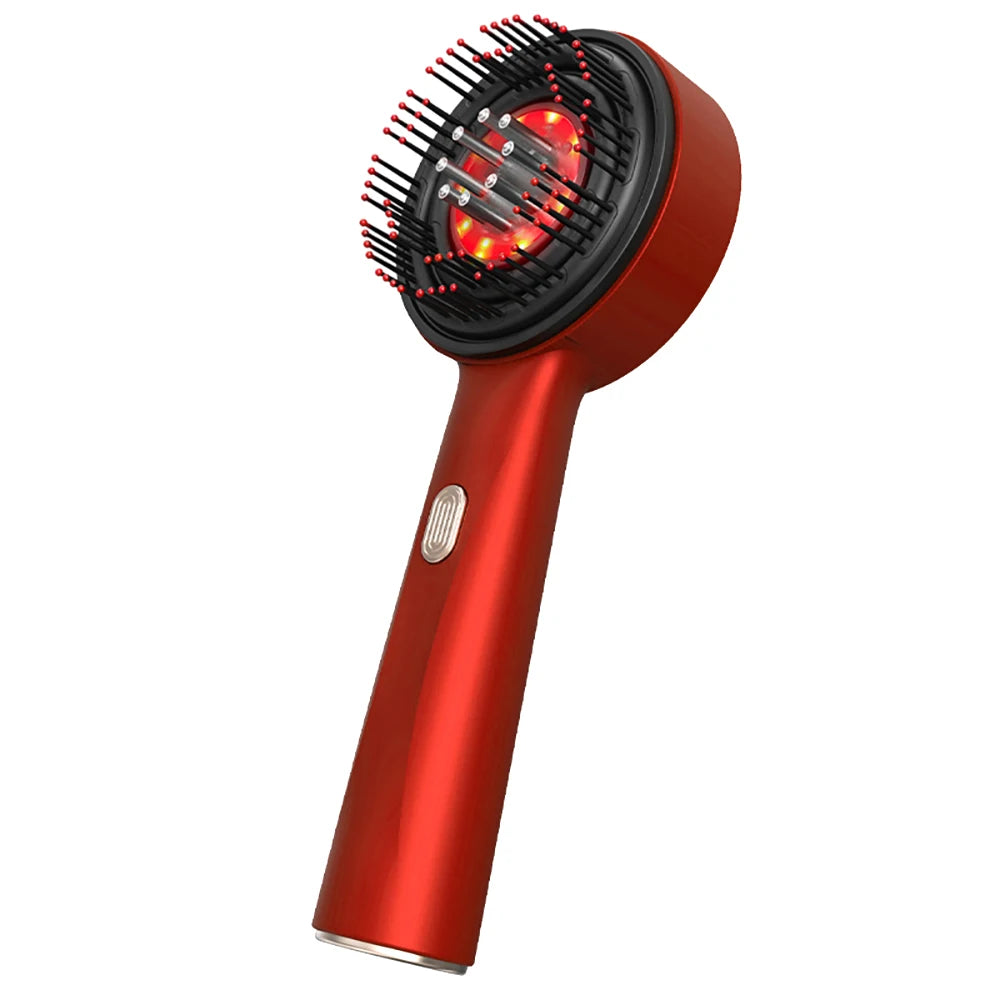 Smart Electric Scalp Massager | Red Light Therapy Comb for Hair Growth & Stress Relief