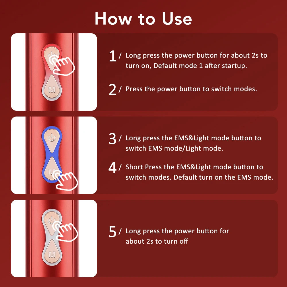 Smart Electric Scalp Massager | Red Light Therapy Comb for Hair Growth & Stress Relief