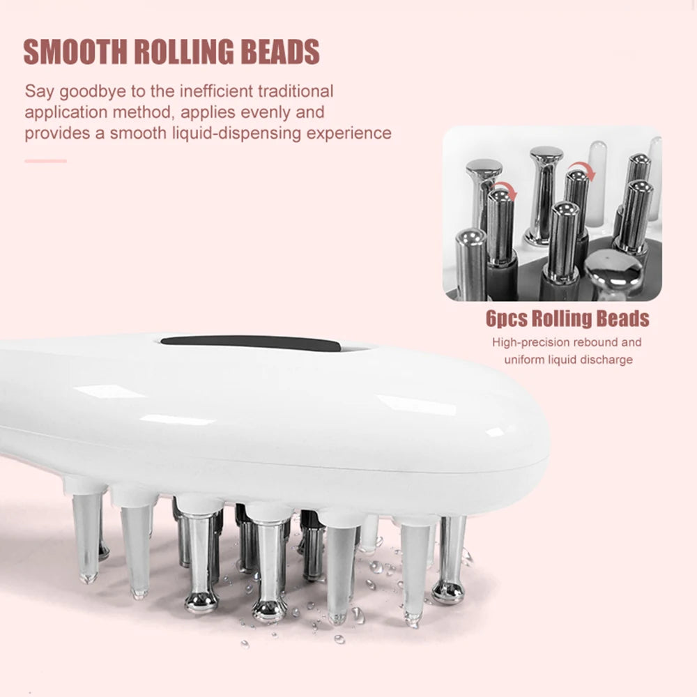Advanced Rechargeable Hair Massage Comb. Anti-Hair Loss for Hair Strength & Shine