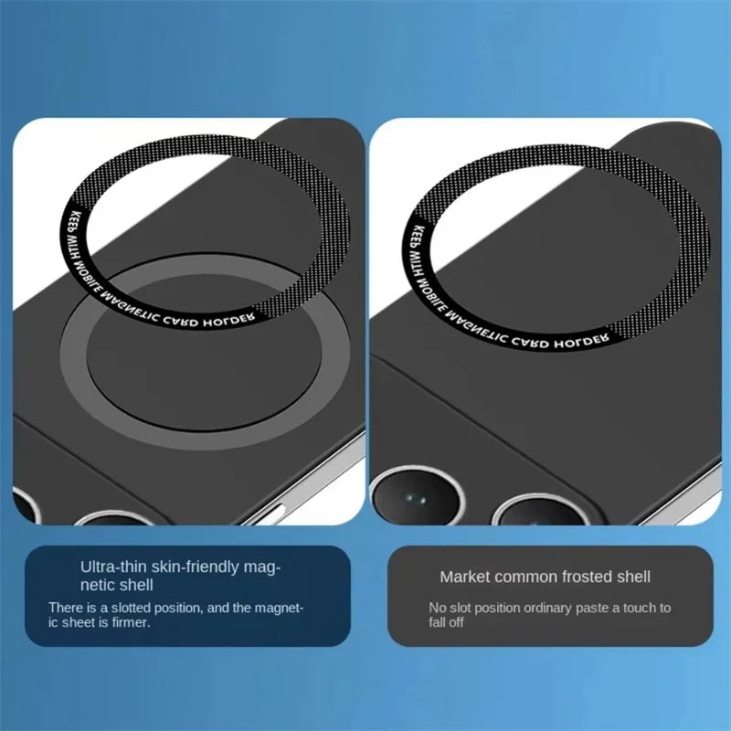Slim Magnetic Magsafe Case For iPhone 17 Air / 16 / 15 / 14 / 13 Pro Max | Ultra Thin Frameless Hard PC Cover