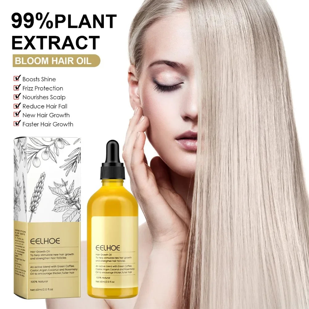 Veganic Hair Strength Oil – Smooth, Shine & Repair with Rosemary & Lavender