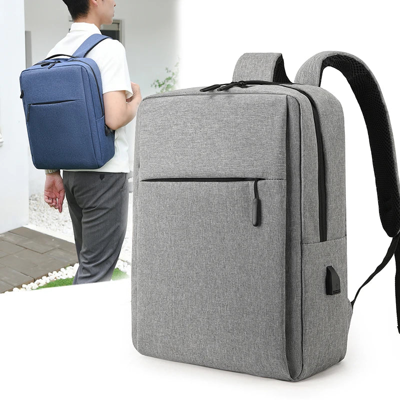 Men’s Laptop Backpack 15.6 Inch | Durable Nylon School & Business Travel Bag