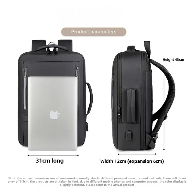 Multi-Functional Men’s Travel Backpack | Large Capacity Laptop Bag for Work & Trips