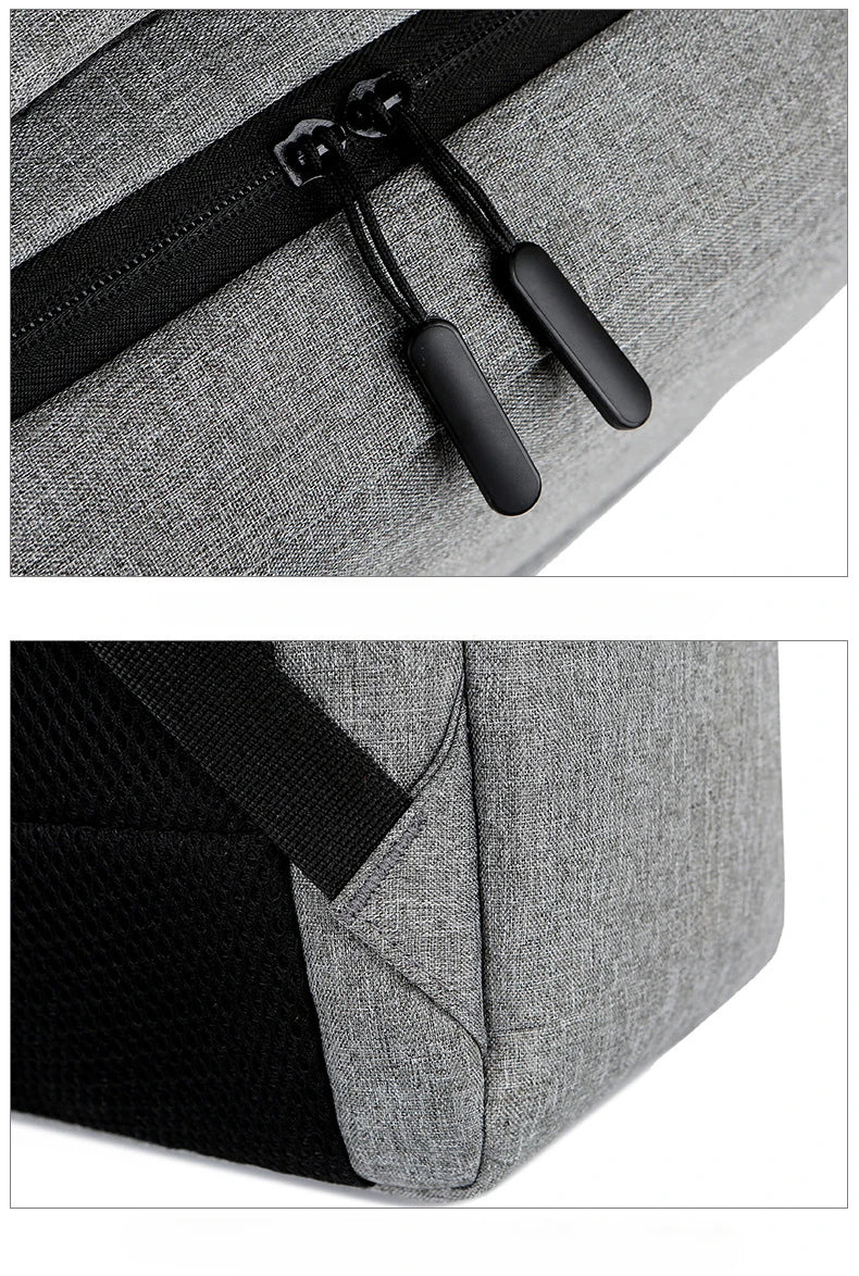 Casual Men’s Rucksack | Oxford Fabric Waterproof School & Travel Backpack with USB
