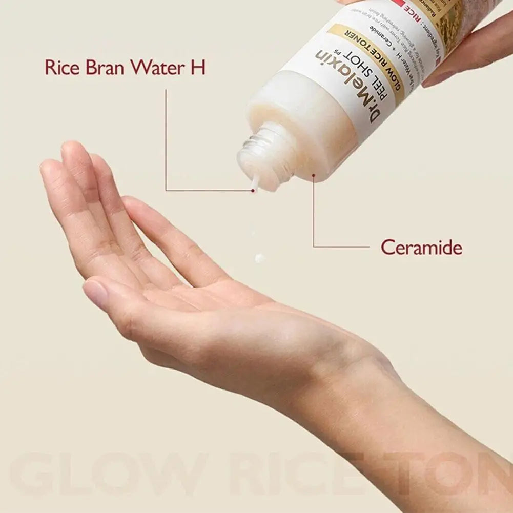 Dr. Melaxin Rice White & Black Soften Serum – Gentle Exfoliating & Deep Moisturizing Essence