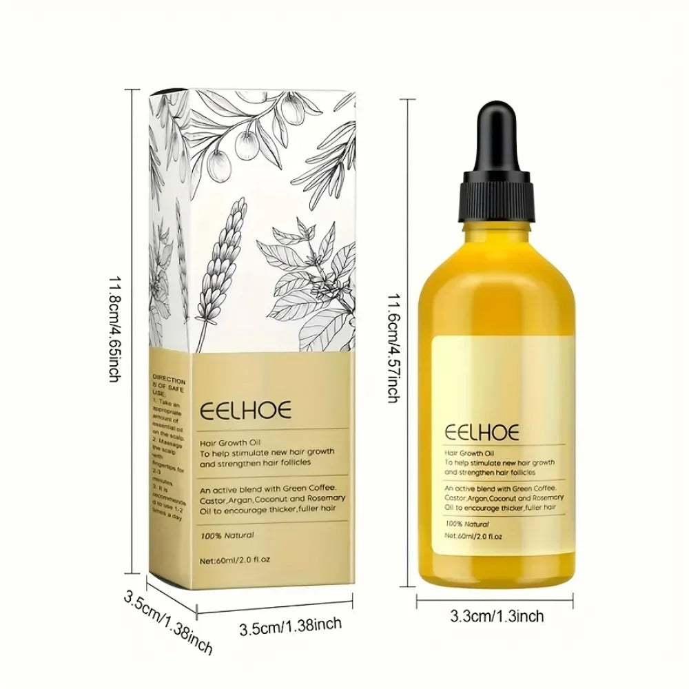 Veganic Hair Strength Oil – Smooth, Shine & Repair with Rosemary & Lavender