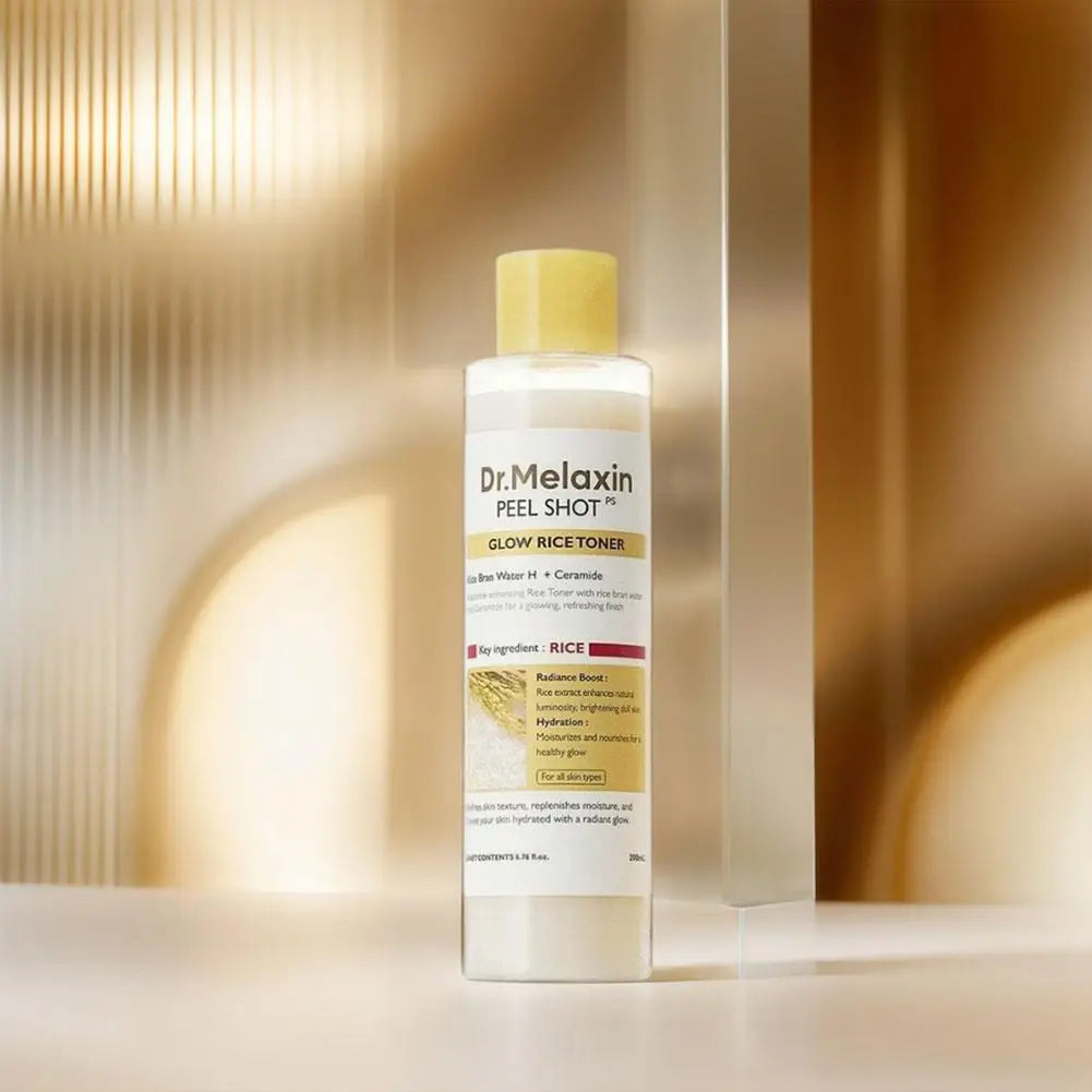 Dr. Melaxin Rice White & Black Soften Serum – Gentle Exfoliating & Deep Moisturizing Essence