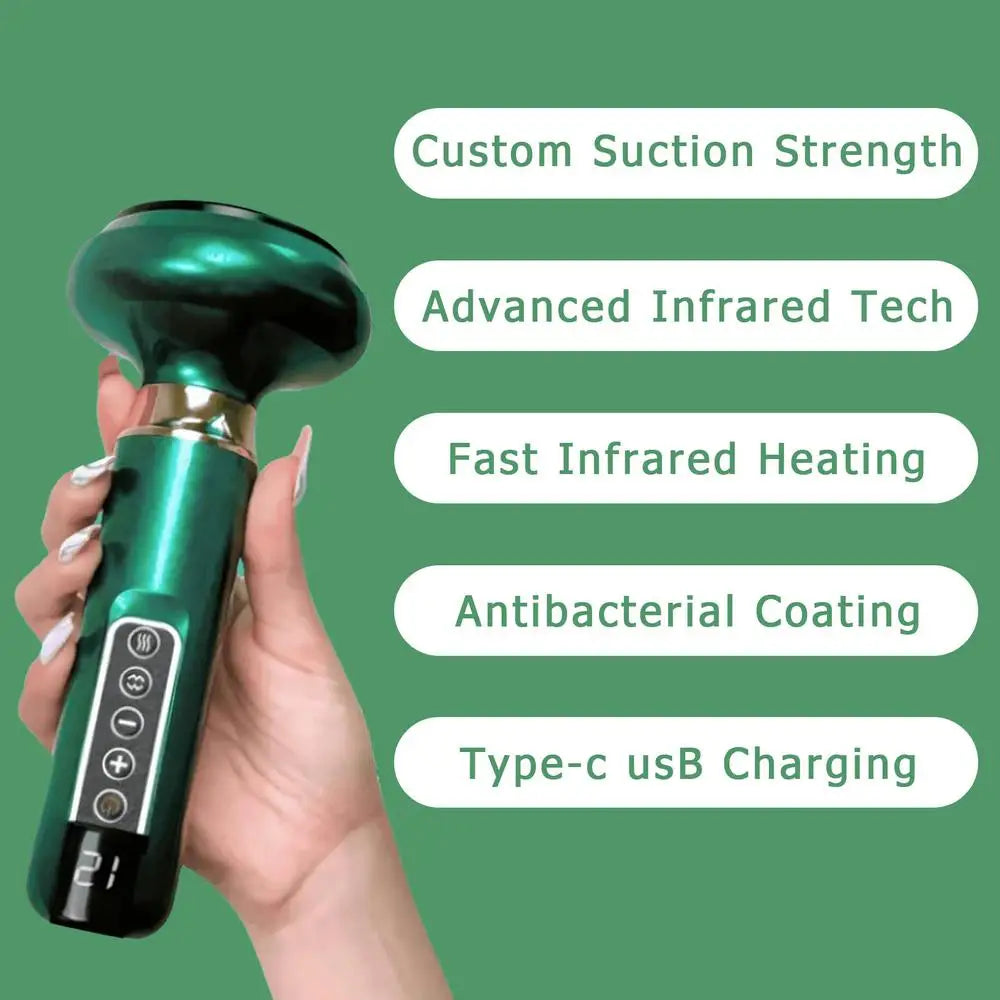 Portable Cupping Massager for Cellulite Reduction and Skin Firming