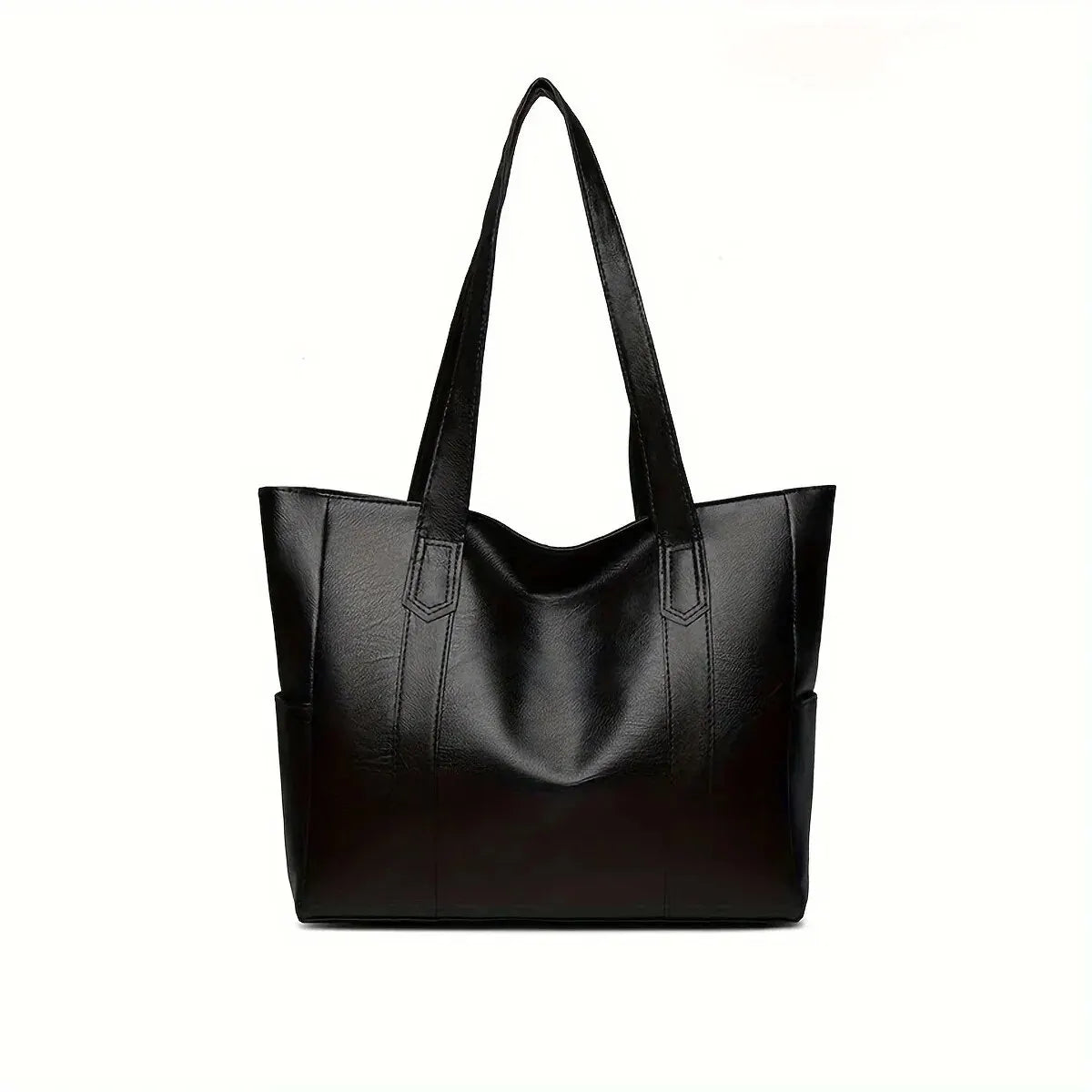 Everyday Carry Tote – Spacious Vegan Leather Shoulder Bag for Modern Women