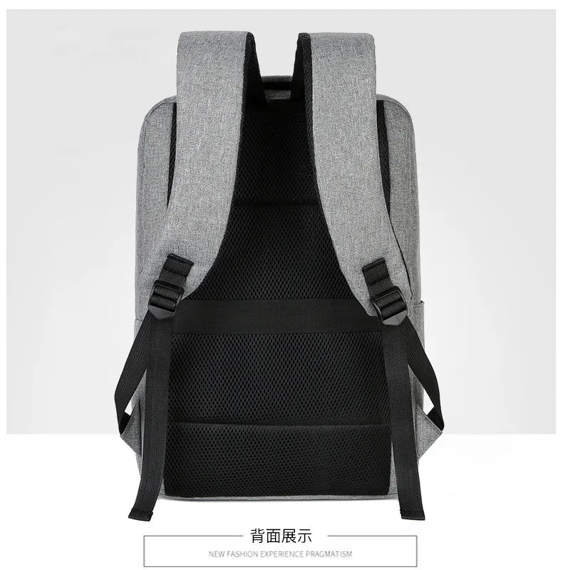 Casual Men’s Rucksack | Oxford Fabric Waterproof School & Travel Backpack with USB