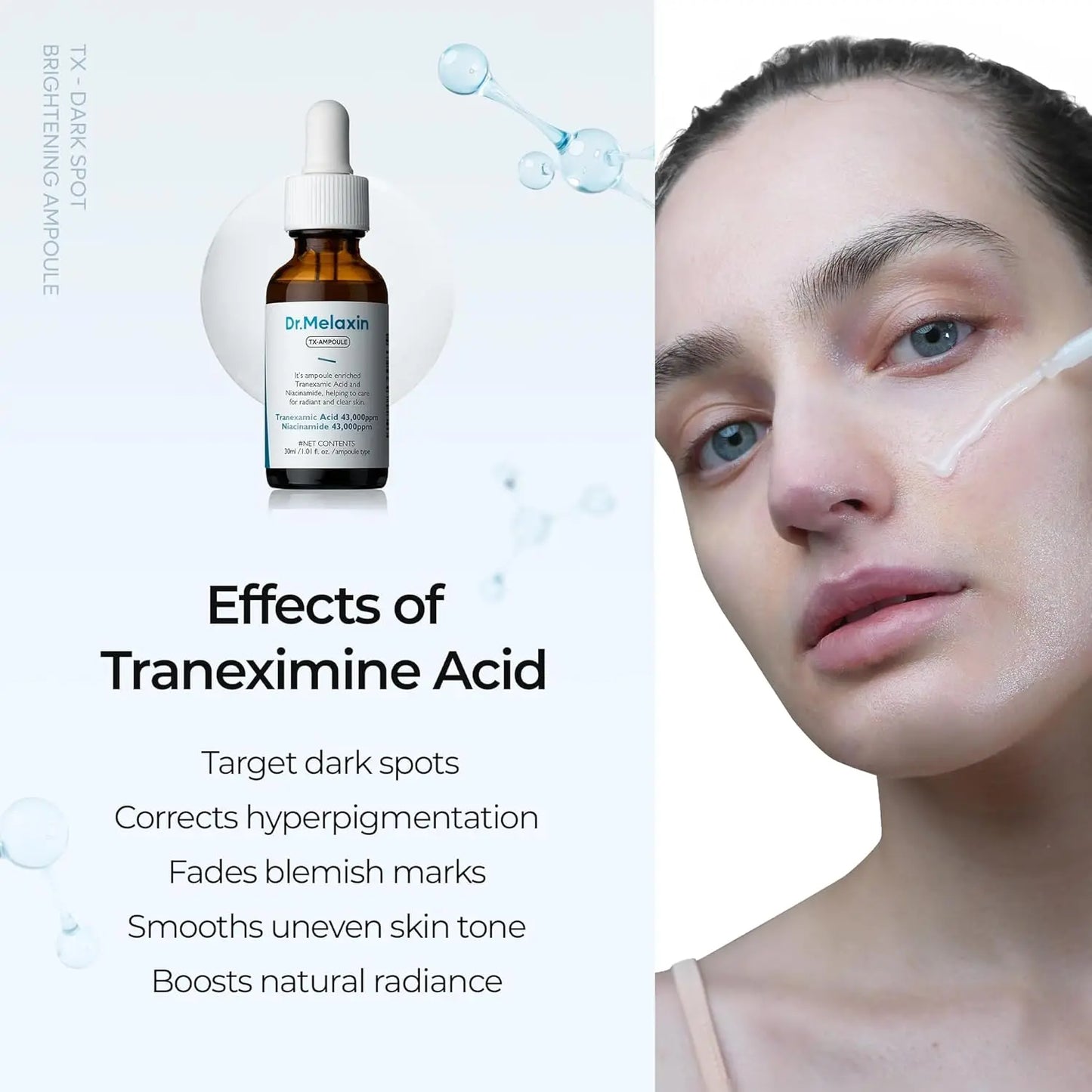 Dr. Melaxin Facial Treatment Ampoules | Niacinamide, Whitening & Scar Fading Care
