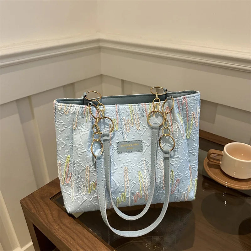 Modern Women’s Fashion Tote | Plaid Korean Commuter Shoulder & Handbag  2025
