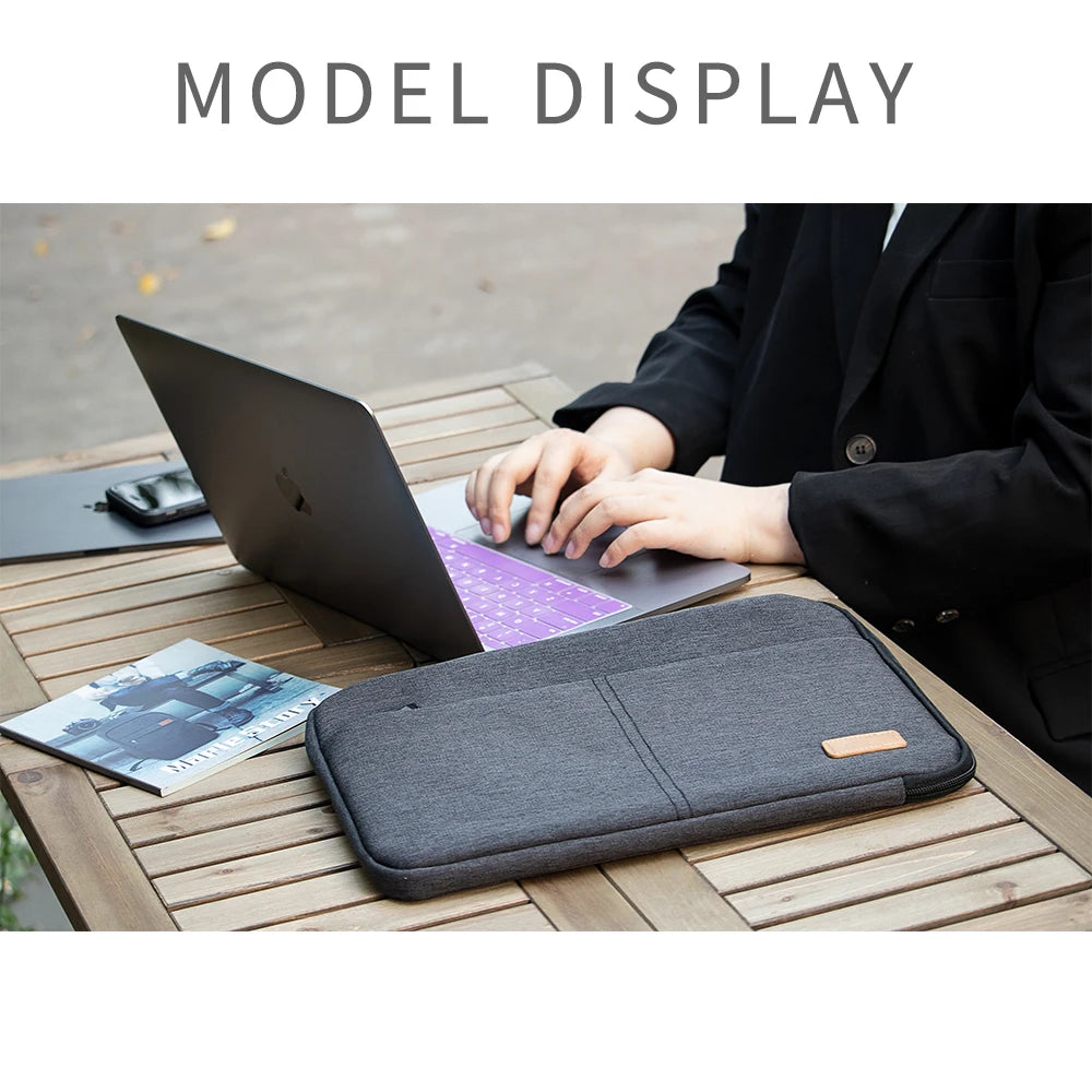 ProShield Laptop Sleeve Bag (14–15.6”) – Shockproof Travel Case for MacBook, HP, Dell, Acer