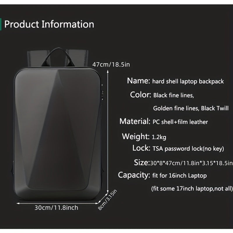 Resilver Men’s Professional Laptop Backpack – Durable Anti-Theft Travel Bag with USB Charging Port & Multi-Pocket Storage