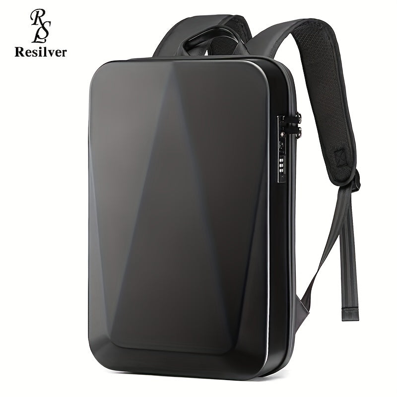 Resilver Men’s Professional Laptop Backpack – Durable Anti-Theft Travel Bag with USB Charging Port & Multi-Pocket Storage