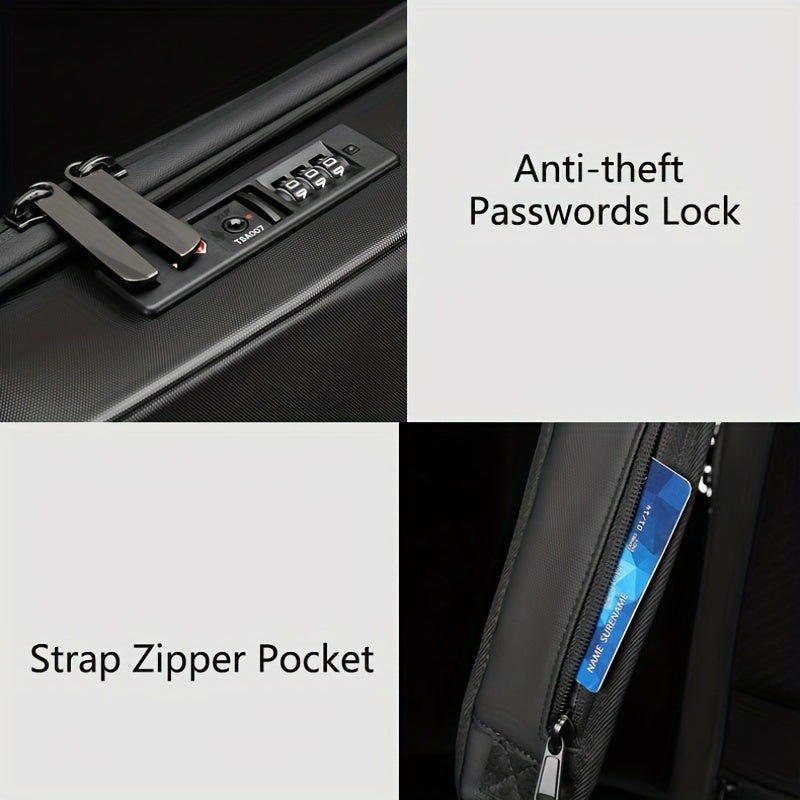 Resilver Men’s Professional Laptop Backpack – Durable Anti-Theft Travel Bag with USB Charging Port & Multi-Pocket Storage