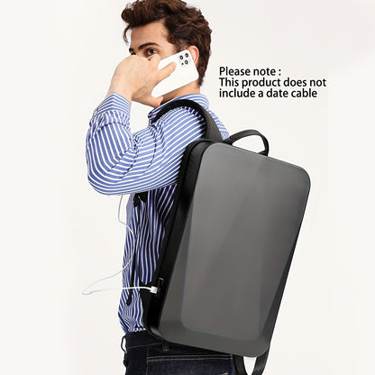 Resilver Men’s Professional Laptop Backpack – Durable Anti-Theft Travel Bag with USB Charging Port & Multi-Pocket Storage