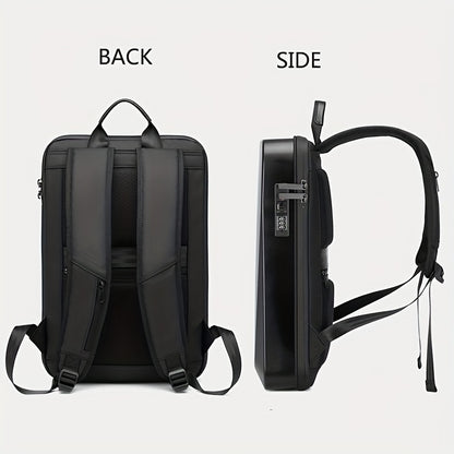 Resilver Men’s Professional Laptop Backpack – Durable Anti-Theft Travel Bag with USB Charging Port & Multi-Pocket Storage