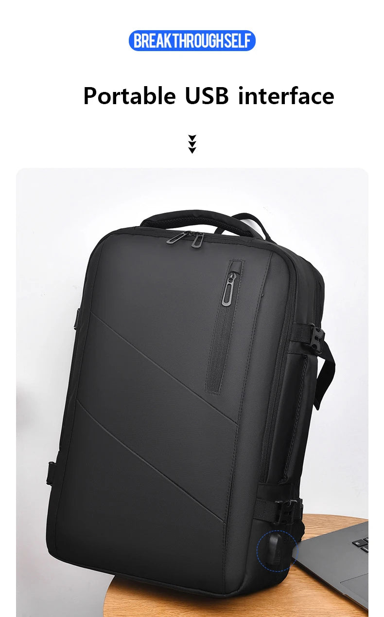 Weixier Large-Capacity 16 Inch Backpack | Men’s High-End Computer & Business Bag with USB