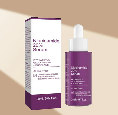 Pure B3 Power: 20% Niacinamide Brightening Serum – Paraben-Free, Pore-Refining Skin Solution 20ml