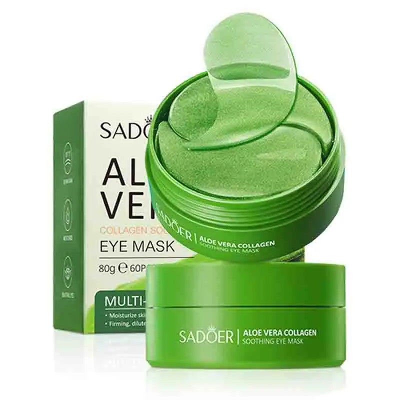 BIOAQUA Collagen Eye Masks – 60pcs Anti-Dark Circles, Firming & Moisturizing Gel Eye Patches