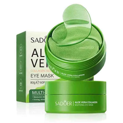 BIOAQUA Collagen Eye Masks – 60pcs Anti-Dark Circles, Firming & Moisturizing Gel Eye Patches