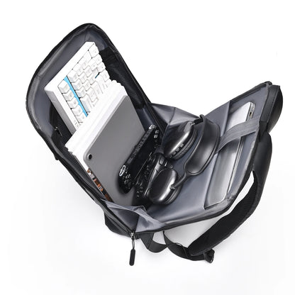 Slim & Stylish Men's Backpack – Waterproof, Lightweight, and Perfect for 15.6-Inch Laptops