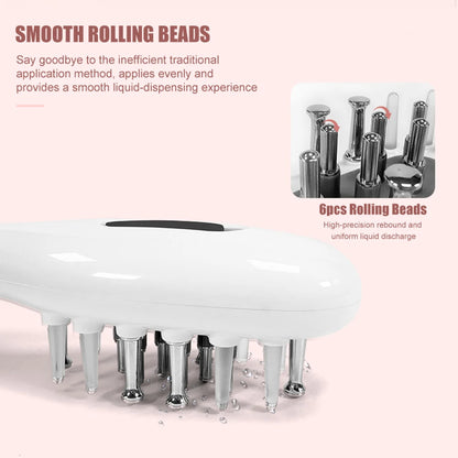 Advanced Rechargeable Hair Massage Comb. Anti-Hair Loss for Hair Strength & Shine