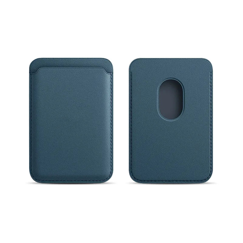 Classic Leather MagSafe Wallet Cover – Secure Magnetic Card Holder Case for iPhone