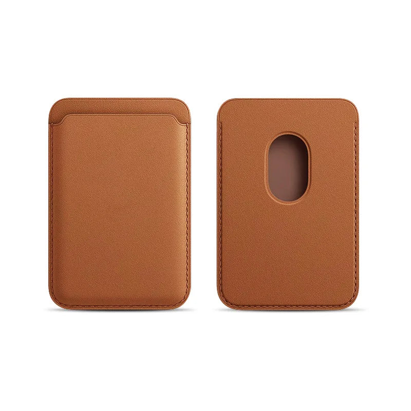 Premium Leather MagSafe Wallet Cover – Slim Magnetic Card Case for iPhone
