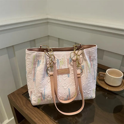 Modern Women’s Fashion Tote | Plaid Korean Commuter Shoulder & Handbag  2025