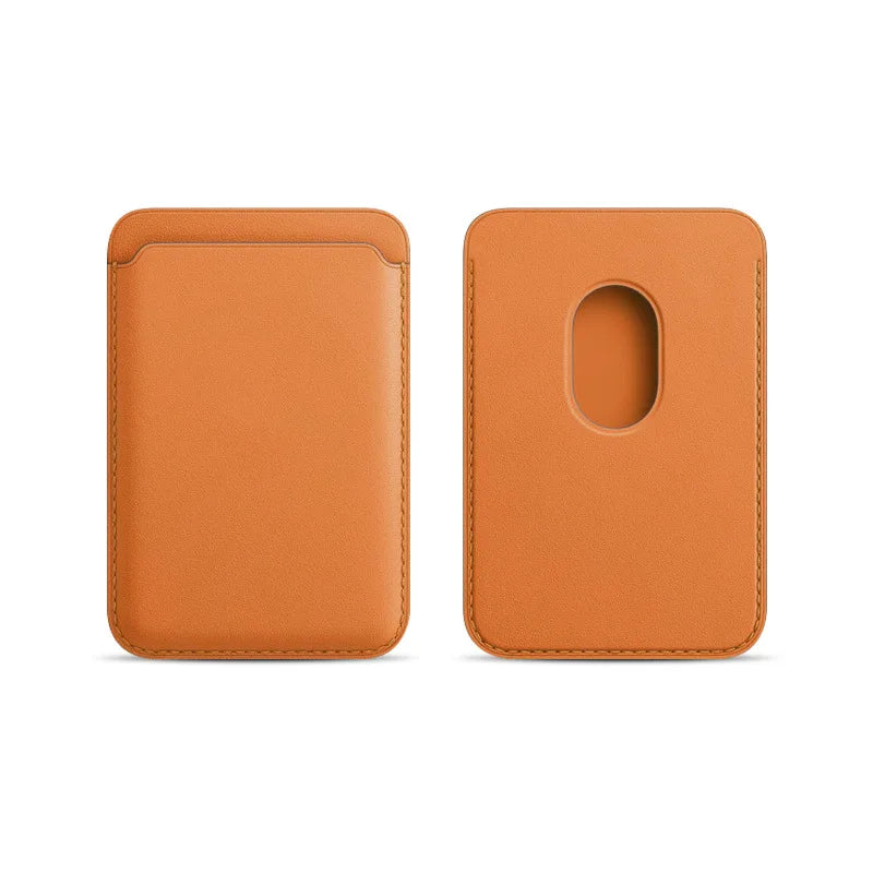 Premium Leather MagSafe Wallet Cover – Slim Magnetic Card Case for iPhone