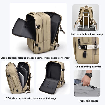Weixier Large-Capacity 16 Inch Backpack | Men’s High-End Computer & Business Bag with USB