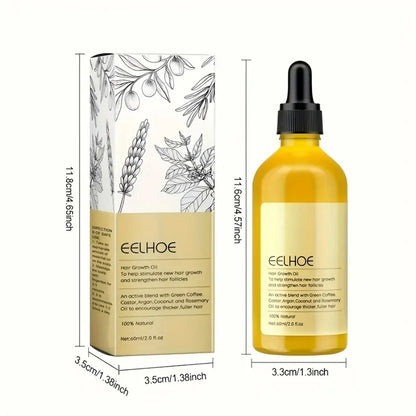 Veganic Hair Strength Oil – Smooth, Shine & Repair with Rosemary & Lavender