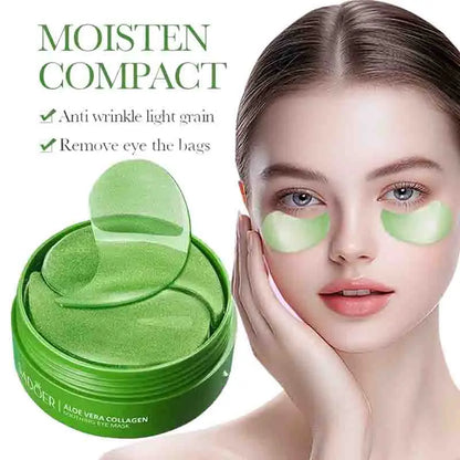 BIOAQUA Collagen Eye Masks – 60pcs Anti-Dark Circles, Firming & Moisturizing Gel Eye Patches