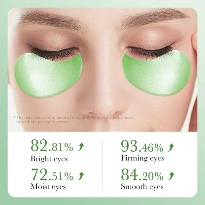 BIOAQUA Collagen Eye Masks – 60pcs Anti-Dark Circles, Firming & Moisturizing Gel Eye Patches