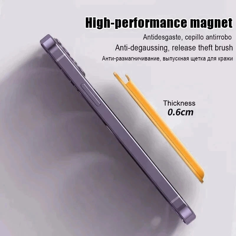 Premium Leather MagSafe Wallet Cover – Slim Magnetic Card Case for iPhone