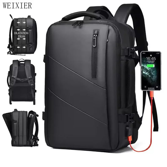Weixier Large-Capacity 16 Inch Backpack | Men’s High-End Computer & Business Bag with USB