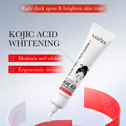 SADOER Kojic Acid Retinol Eye Cream for Dark Circles, Puffiness & Fine Lines Anti-Aging Moisturizing Eye Care