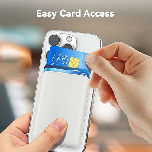 premium MagSafe Magnetic Wallet – Slim Leather Credit Card Holder for iPhone 16/15/14/13 Pro Max