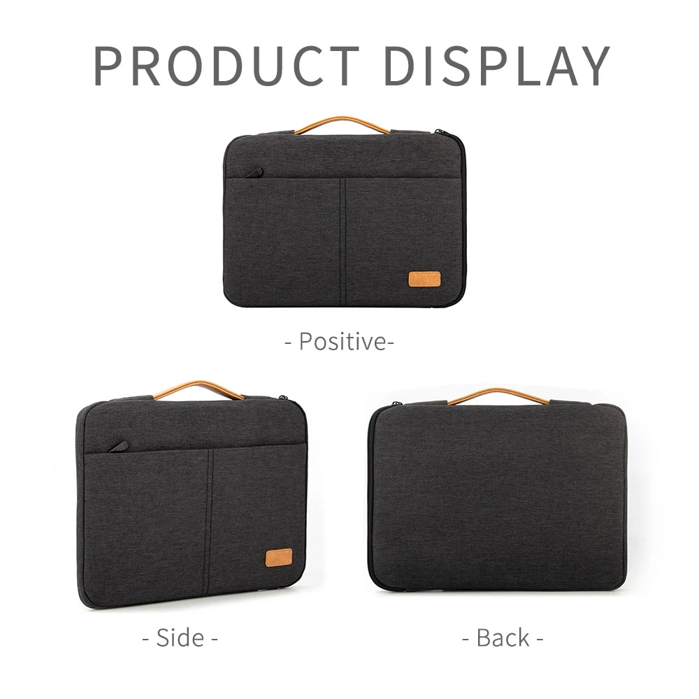 ProShield Laptop Sleeve Bag (14–15.6”) – Shockproof Travel Case for MacBook, HP, Dell, Acer