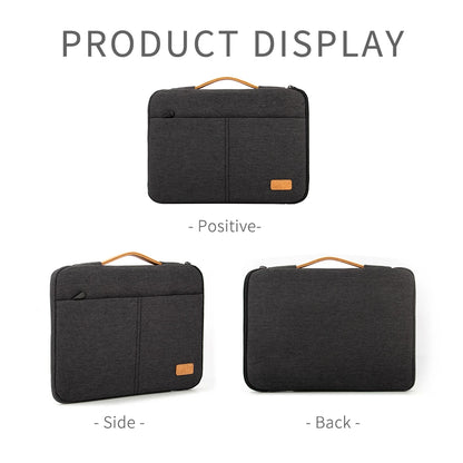 ProShield Laptop Sleeve Bag (14–15.6”) – Shockproof Travel Case for MacBook, HP, Dell, Acer
