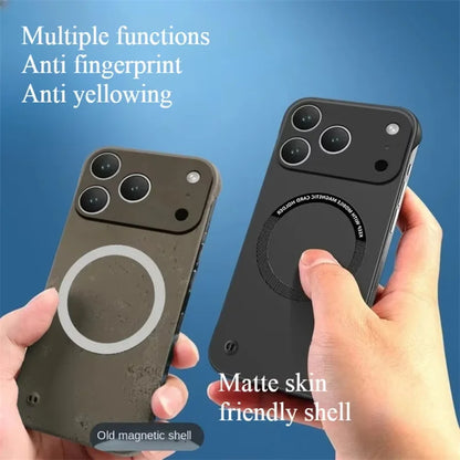 Slim Magnetic Magsafe Case For iPhone 17 Air / 16 / 15 / 14 / 13 Pro Max | Ultra Thin Frameless Hard PC Cover