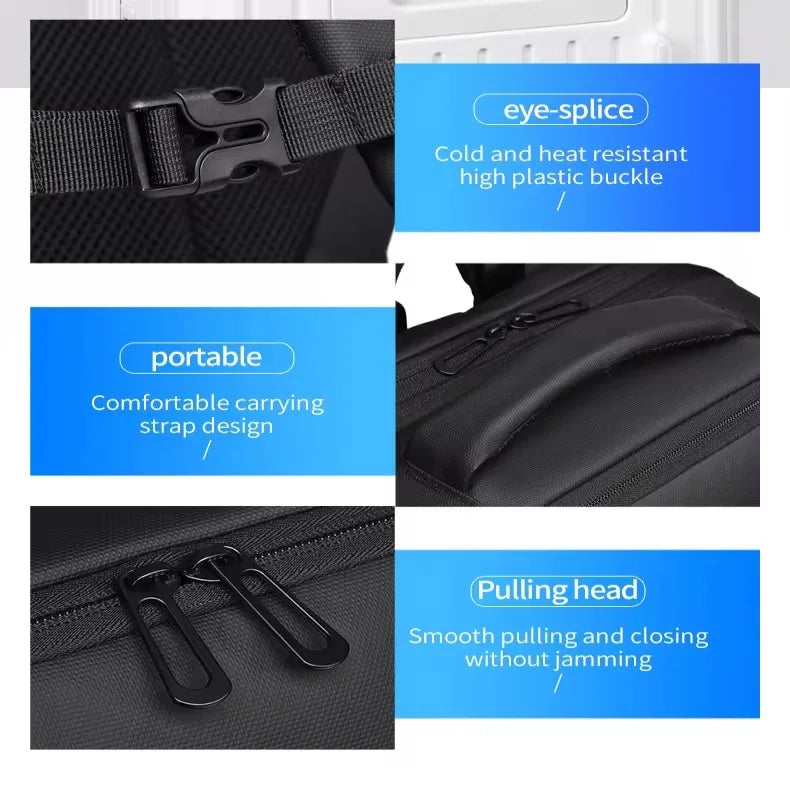 Weixier Large-Capacity 16 Inch Backpack | Men’s High-End Computer & Business Bag with USB