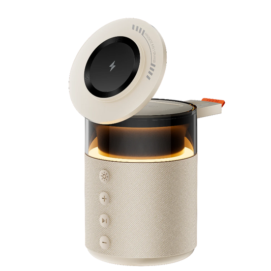 5-in-1 Wireless Charging Hub with Built-in Speaker & Soft Night Light