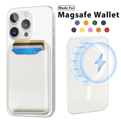 premium MagSafe Magnetic Wallet – Slim Leather Credit Card Holder for iPhone 16/15/14/13 Pro Max