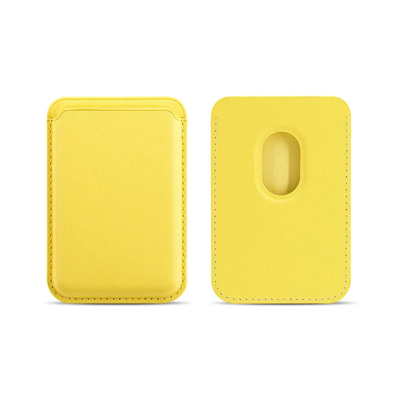Premium Leather MagSafe Wallet Cover – Slim Magnetic Card Case for iPhone